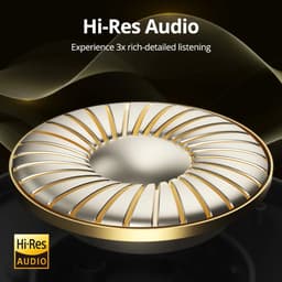 Draadloze Bluetooth Hoofdtelefoon - Gaming Headset - Draadloos - Hybride Noise Cancelling - 500mAh - 60 Uur Luisteren - Natuurlijke Pasvorm - Wit — thumbnail 3