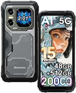 Blackview XPLORE 1 Robuuste Smartphone 5G - 48GB RAM - 512GB ROM - 20000mAh - 6.78 inch Robuuste Telefoon - Android 15 - 64MP+50MP Camera - IP68/IP69K - NFC - OTG - GPS - Zwart — thumbnail 1