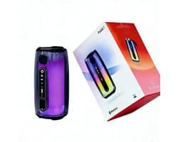 Draadloze Bluetooth Speaker- 360° Lichteffecten-Krachtig Geluid-TWS stereo-verbinding-Bluetooth 5.3-ingang-AUX-ingang-TF-DC- Party Speaker – Geschikt voor Feest, Camping & Thuis