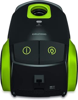 Stofzuiger met zak - Cilinderstofzuiger - Krachtig en stil - HEPA-12 filter - 4 liter inhoud - Zwart groen — thumbnail 4