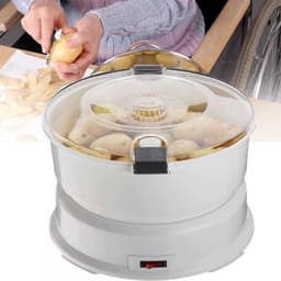 Elektrische Aardappelschiller - Automatische Snijmachine - Snel Groenten Bereiden - Grote Capaciteit 1kg - 25.5 x 27 cm — thumbnail 1