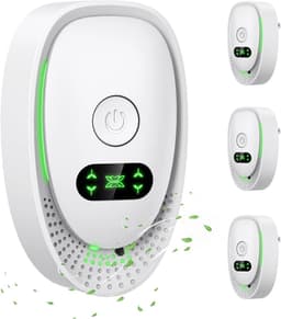 Stekker-luchtreinigers – Luchtreinigers met negatieve ionen – Draagbare mini-luchtreinigers – 4-pack – Stille werking – Ideaal voor keukens, slaapkamers en kantoren – Verwijdert effectief geuren van huisdieren en tabak — thumbnail 1