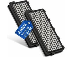 2x Hepa Filter - Geschikt voor Miele Classic Compact C1, Complete C2 & C3 - Koolstof Filter - Hepa Airclean 50 Filter