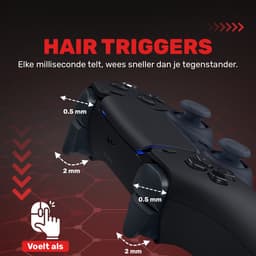 ProFPS Controller voor PS5 / PC – Hall Effect – Hair Triggers – Zwart — thumbnail 4