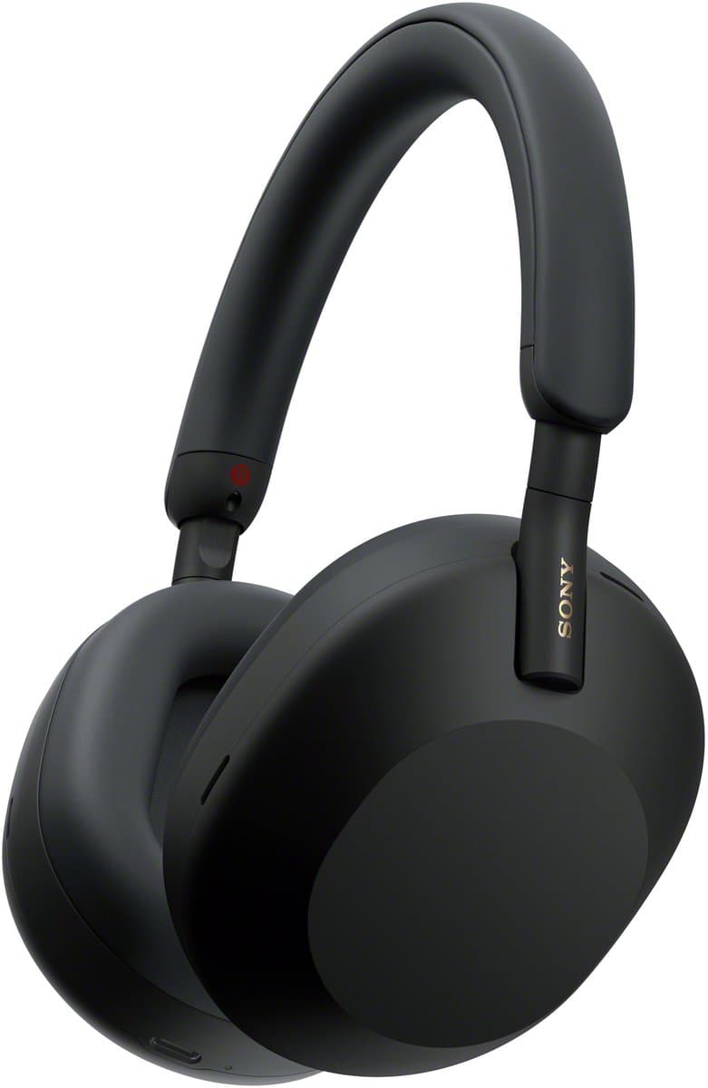 SONY WH-1000XM5SA Soft Case Edition Over-ear Draadloze hoofdtelefoon met Noise-cancelling Zwart — afbeelding 1
