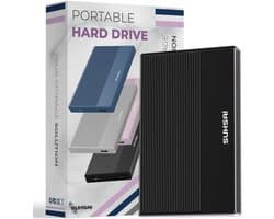 Draagbare Externe Harde Schijf 500GB - USB 3.0 Opslag voor Laptop, PC, Mac, PS4 & PS5