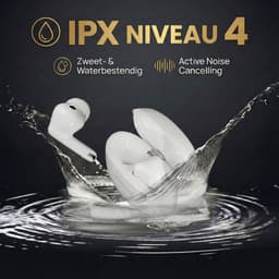 VolkanoX VXT200S Oortjes Draadloos - Draadloze Oordopjes - Active Noise Cancelling - Bluetooth - Waterbestendig - Wit — thumbnail 3