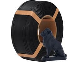 Matt PLA Filament 1.75mm Zonder Spoel 1KG Zwart voor 3D Printers