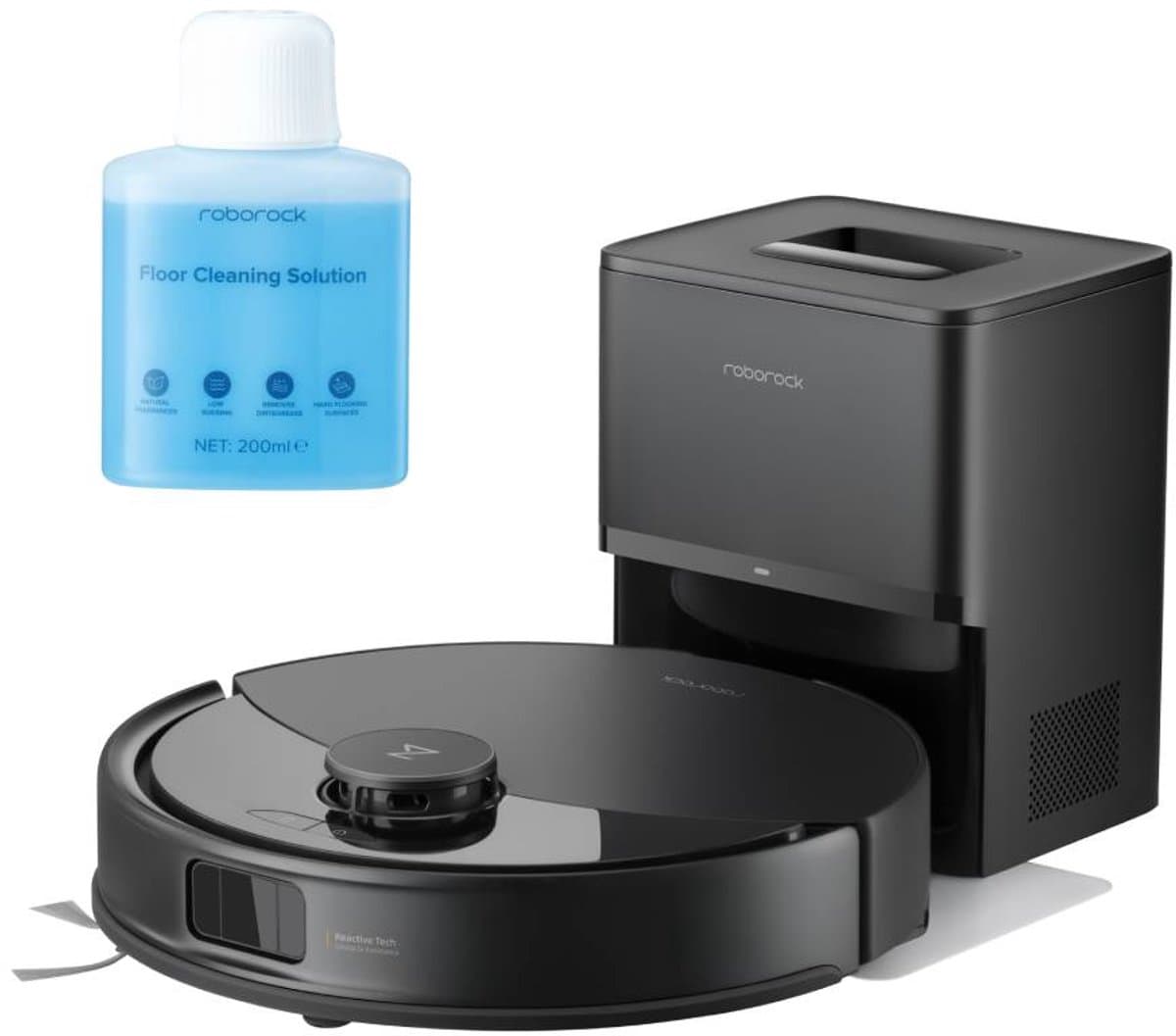 Roborock Q10 PF+ - Robotstofzuiger met dweilfunctie - 10000Pa - Dubbele anti-klit - automatisch wissen - LiDAR-navigatie - 8 mm automatisch liftend mopsysteem - verboden zone - Zwart - S8+/Q8 Max+ upgrade (Q10 X5+) — afbeelding 1