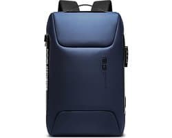 Waterdichte Heren Rugzak met USB Laadpoort en Anti-Diefstal Bescherming voor Laptop tot 15.6 Inch