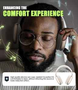 Beschermhoezen voor AirPods Max Oortjes - Siliconen Earcup Covers (Sterrenlicht) — thumbnail 5