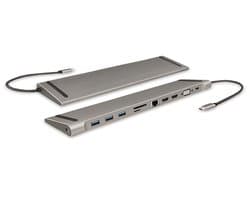 LogiLink UA0373 USB-C dockingstation Geschikt voor merk (dockingstation): Universeel USB-C Power Delivery, Geïntegreerd