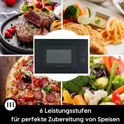 Inbouwmagnetron 25 Liter 900W met Draaiplateau en Ontdooifunctie — thumbnail 5