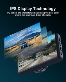 Auto Camera 1080P FHD met 3" IPS Scherm en 176° Groothoeklens — thumbnail 2