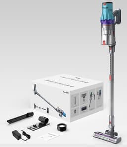Viashi™Flexclean Steelstofzuiger Draadloos - 300W - Kruimeldief - Opzetstukken - Stofzuiger 35kPa zuigkracht - Zonder zak op accu - CleanDetect — thumbnail 1