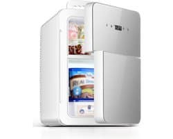 Energiezuinige Minikoelkast met Dubbele Deur en Vriezer voor Thuis of Kantoor