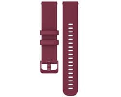 Go Go Gadget - Smartwatch bandje - Geschikt voor Garmin Venu, Vivomove, Vivoactive en Forerunner modellen - 42mm - Siliconen bandje - Bordeaux rood