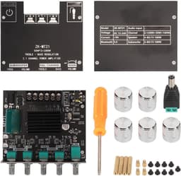 2.1 Kanaals Bluetooth Audio Eindversterker Module 12V-24V voor HiFi DIY Luidsprekers (20-100W) — thumbnail 5