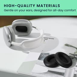 kwmobile 2x oorkussens geschikt voor JBL Tour One - Earpads voor koptelefoon in zwart — thumbnail 4