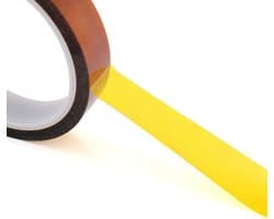 Hoge Temperatuur Tape - Polyimide Film - 3D Print Isolatie - Siliconen Lijm - 30 MM x 33 M - Donkerbruin