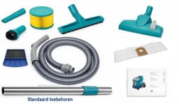 Wetrok Comfort 6 Professionele Stofzuiger, Krachtige Zuigkracht, Vermogen – 900W – Zeer Stil (56 dB) – 12 m Kabel – Industriële Stofzuiger – Incl. 10 gratis stofzuigerzakken — thumbnail 4