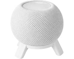Apple HomePod Mini Standaard Wit – Speaker Houder – HomePod Mini Stand – Anti-Slip – Stabiele Speaker Verhoger – Minimalistisch Design – Apple Accessoire – Tafel / Bureau Houder – Verbeterde Geluidskwaliteit – HomePod Mini Accessoires