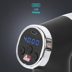Massagepistool met USB-oplaadfunctie en 4 massagekoppen voor diepe weefselmassage — thumbnail 3