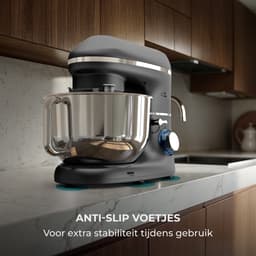 Fentic Keukenmachine – 2000W – Keukenrobot - Foodprocessor - 6,2L Mengkom – Incl. extra Accessoires – Antraciet — thumbnail 5