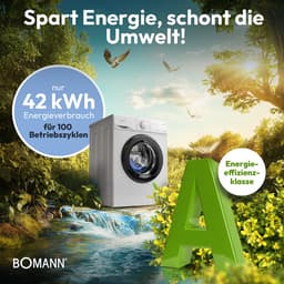 Bomann WA 7161 W Wasmachine - 6KG - 1000 toeren - 16 programma's - Energieklasse A — thumbnail 7