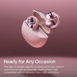Shokz OpenDots ONE – Open Ear Oortjes – met Dolby Audio – Daardloze Oordopjes – Clip On – Sport Oordopjes – 40u Batterij – Roze — thumbnail 3