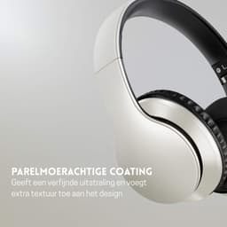 StayPowered Koptelefoon - Ingebouwde Microfoon - Lichtgewicht - Hoogwaardig Materiaal - Ademende Kussens - Wit/Zwart - 1,5m lange Snoer - Opvouwbaar en Draagbaar - 3,5mm Aansluiting - Levering Sneller dan Aangegeven! — thumbnail 5
