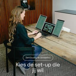 Screenmate® Infinity Portable Monitor 15,6” - Draagbare Monitor met Beschermhoes - Extra Scherm Laptop - Draagbaar Beeldscherm - Grijs — thumbnail 2