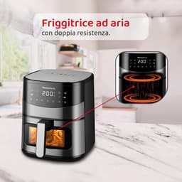 Airfryer 6,5L met Dubbele Verwarmingssysteem en LED-Display - Gezond Frituren — thumbnail 4