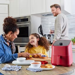 REN® Mini airfryer - Airfryer - Airfryer klein - Wit - 29cm x 23cm x 28cm — thumbnail 4