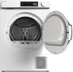 Sharp KDNHA9S6PWEBX – warmtepomp droger – 9 kg – energie label E – 15 programma’s – LED binnenverlichting – wit – — thumbnail 5