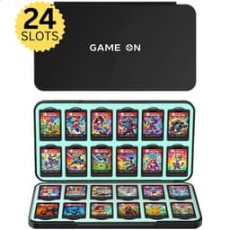 Xainy – Card case zwart geschikt voor Nintendo Switch of Switch 2 games | Switch-games opberghoes accessoires | Spellen game houder | Opberg travel box / opbergbox voor OLED / Lite consoles | Beschermhoes 24 game card slots — thumbnail 1