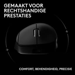 Logitech G Pro X Superlight 2 DEX - Draadloze Gaming Muis - Lightspeed - Zwart — thumbnail 2