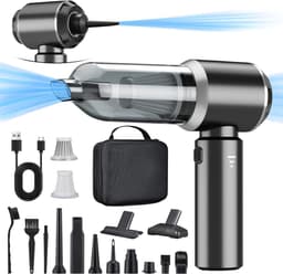 Thuys - Draadloze 2-in-1 Handstofzuiger & Stofblazer – 28.000 Pa – Accu – 3 Standen – Persluchtfunctie voor Auto, PC & Huis — thumbnail 2