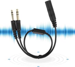 Helikopter Headset Adapter voor Luchtvaart Headset - Universele Stekkers & Connectors — thumbnail 3
