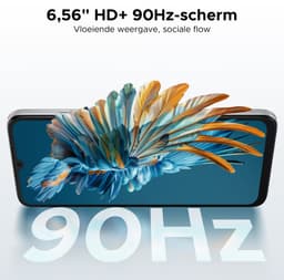 DOOGEE Note 56 - Smartphone - Smartphones - 24G RAM + 64G ROM (2TB/TF) - Android 16- 6150mAh - 6,56 inch + 90Hz - 4G Dual SIM - Face ID - GPS - 3,5mm Koptelefoonaansluiting - Zilver — thumbnail 2