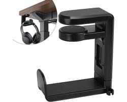 2 stuks Hoofdtelefoon Mount Hanger Houder, Sterke Zelfklevende Headset Haak Stand voor Gaming Hoofdtelefoon & Controller, Stick-On Mount met Adhesive Pad, Universele Headset Hanger Onder Bureau of Muur