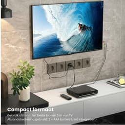 Vizual DVD Speler met HDMI - Simpele bediening - Full HD 1080P - Regiovrij - USB - Inclusief Afstandsbediening - CD & DVD Speler — thumbnail 4