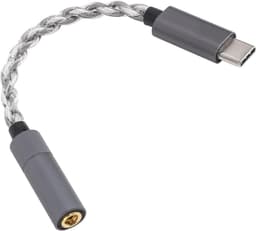 Type C naar 4.4mm Hoofdtelefoonadapter met Hoge Impedantie Ondersteuning — thumbnail 1