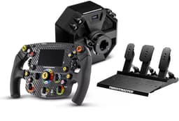 Thrustmaster T598 Direct Drive Sim Racing Bundle (PS5 / PS4 / PC) – T598 Servo Base (5Nm/10Nm Peak) + Ferrari SF1000 Formule Stuurwiel + Raceline Pedals III – Next-Gen Direct Axial Drive Racestuur Set — thumbnail 1
