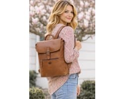 Castillo Tullow Leren Laptop Rugzak - Rugtas voor 13,3 inch Laptop - Leer Dames en Heren - Cognac