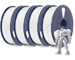 ABS 3D-printerfilament 1,75 mm - 4 Rollen Hoge Sterkte en Slagvast Materiaal