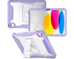 Schokbestendige Beschermhoes voor iPad 10e Generatie (2022) met Standaard - Mat Paars