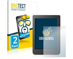 BROTECT - Screenprotector voor Tolino Page 2 - Folie Beschermfolie transparant 2 Stuks