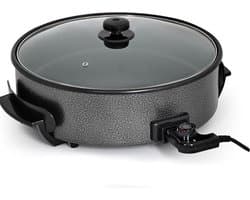 MIRA® Partypan -Airfryer -Hapjespan - Zwart - 43cm x 48cm x 21cm
