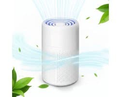 Luchtreiniger voor de slaapkamer – Mini-luchtreiniger voor thuis en op kantoor - 37 dB slaapstand - verwijdert stof